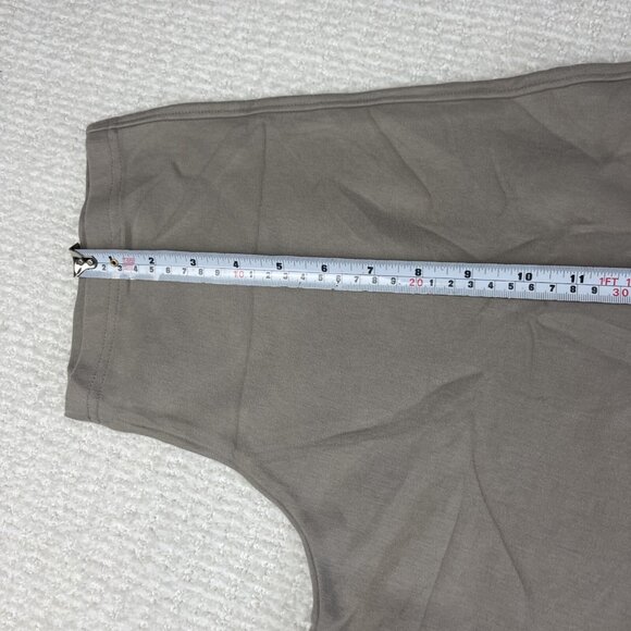 TEE LIBRARY Oversized T-Shirt Men M Made in Korea Grey ''Like The wind'' Graphic - Picture 10 of 15